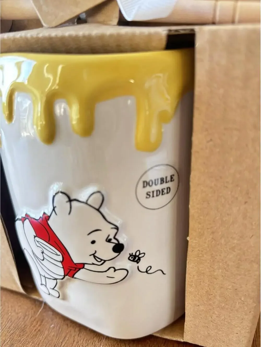 Rea Dun Winnie the Pooh Coffee Mug with Honey Stir Stick - Bears Love Hunny Cup.